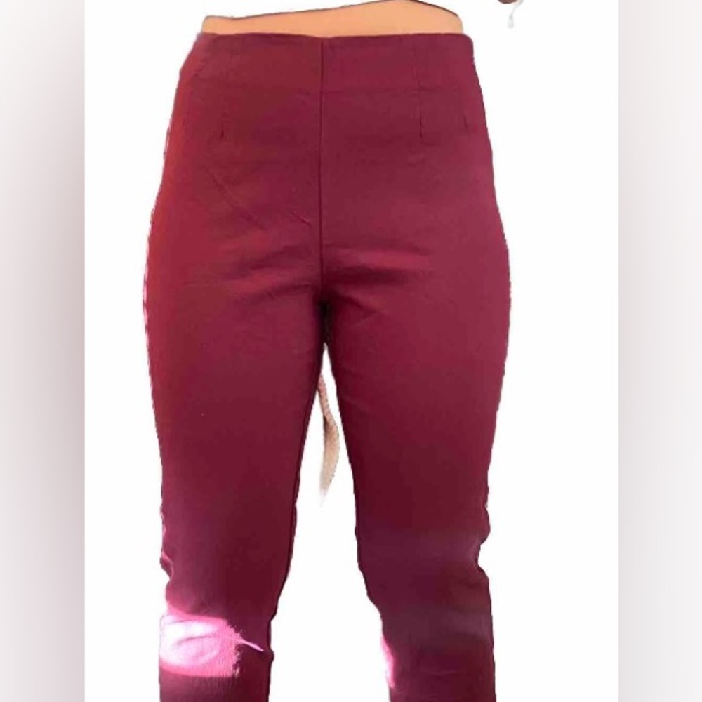 Red Time And Tru Pants Zipper on Side